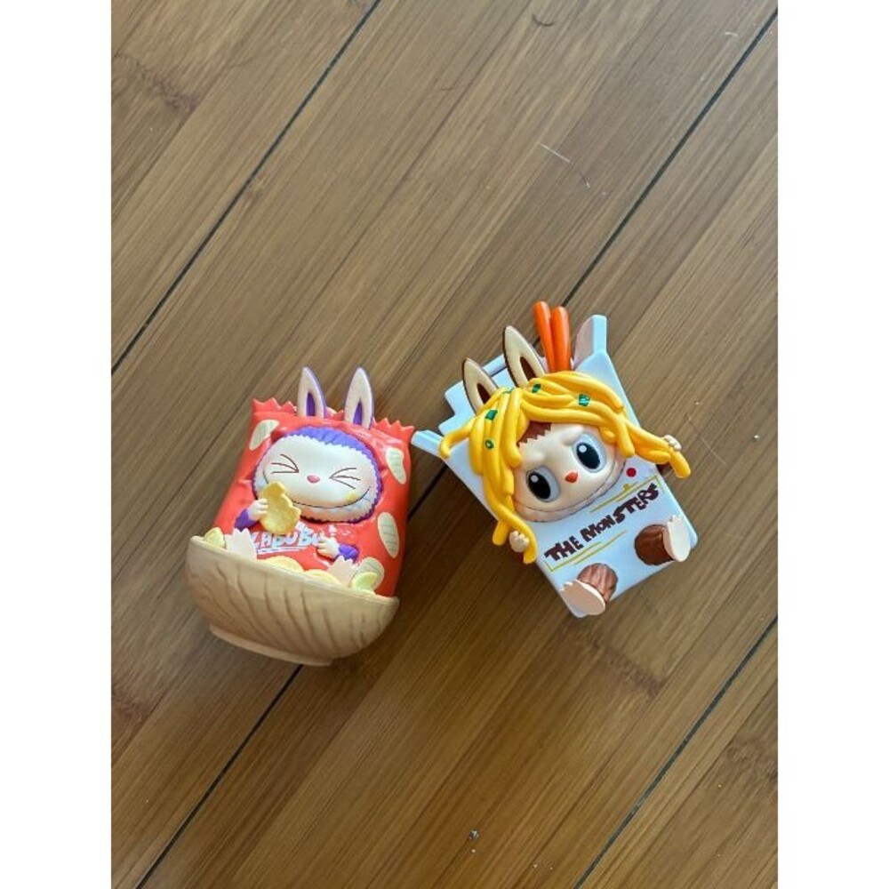 Labubu Pop Mart THE MONSTERS Almost Hidden Series x2 Chips Noodles